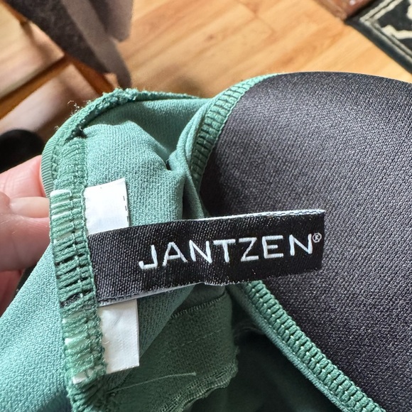 Jantzen Jen One Piece High Neck Swimsuit Size Large - Picture 3 of 4